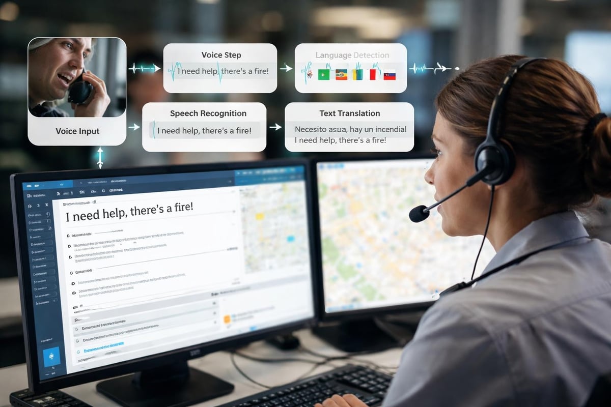 Voice to text translation workflow