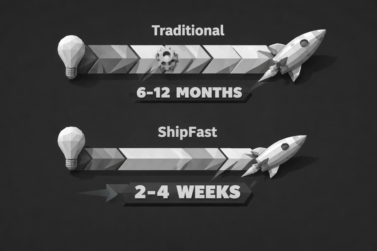 Product development timeline comparison