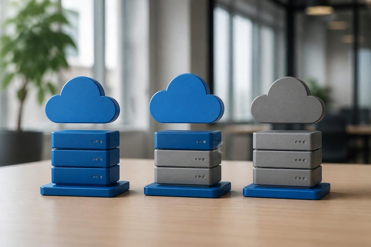 Cloud service models comparison