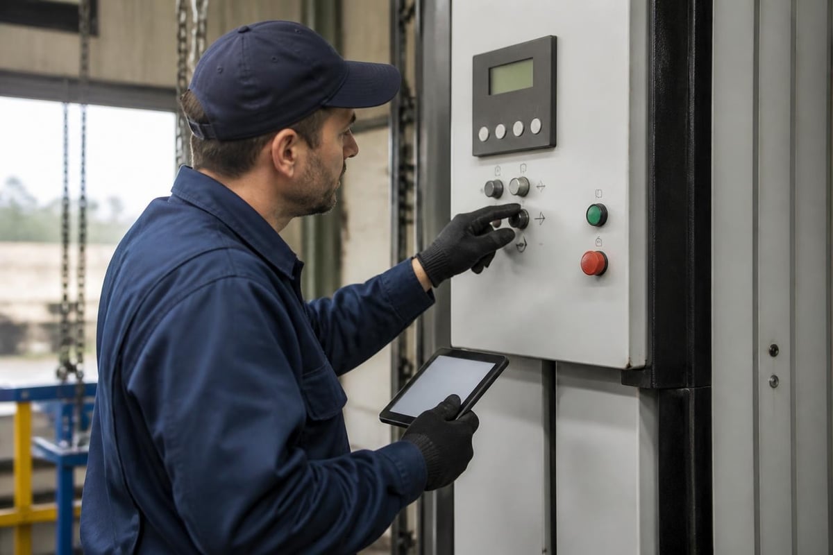 Garage door opener adjustment