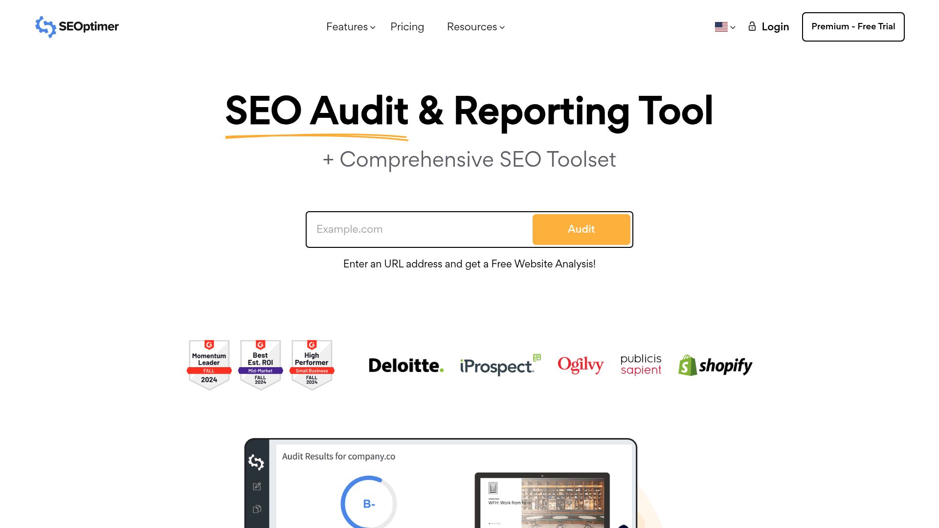 10 Best Free SEO Tools to Boost Your Rankings in 2025 - SEOptimer Free SEO Audit