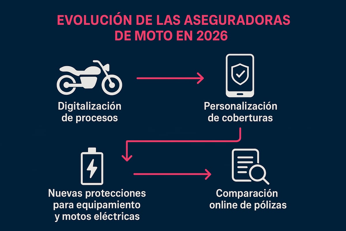El panorama actual de las aseguradoras de moto en 2026