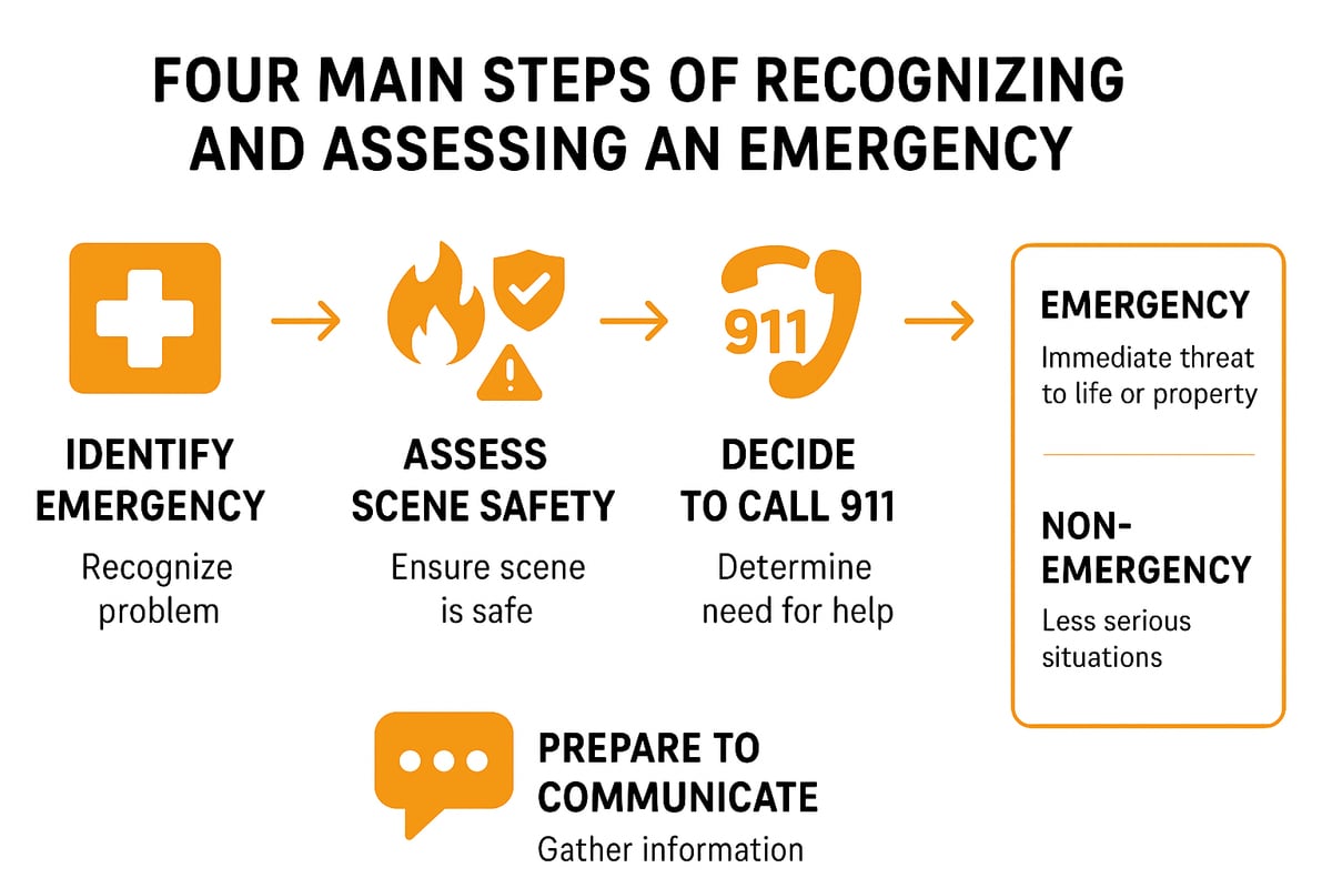 Step 1: Recognizing and Assessing an Emergency