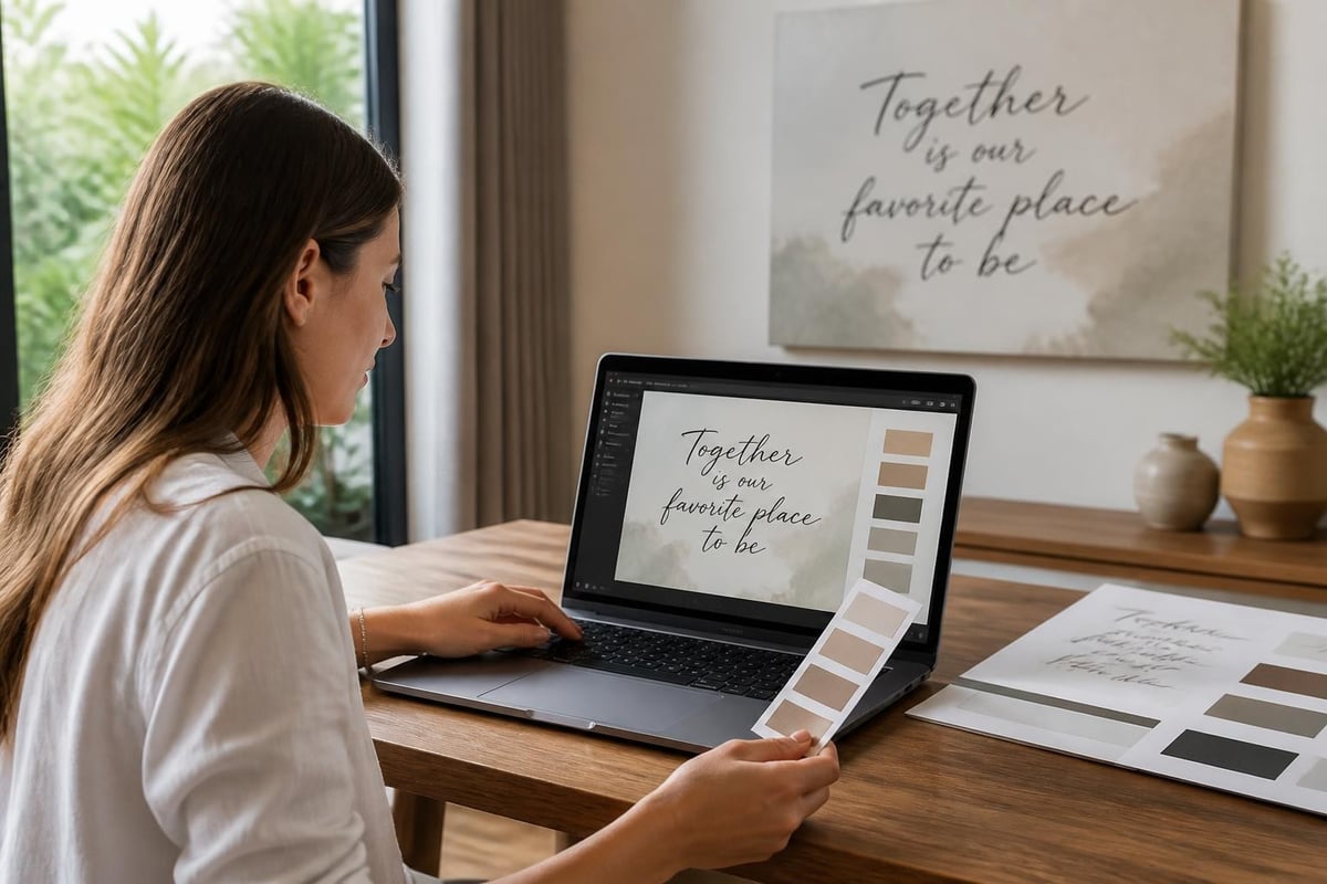 Quote canvas customization process