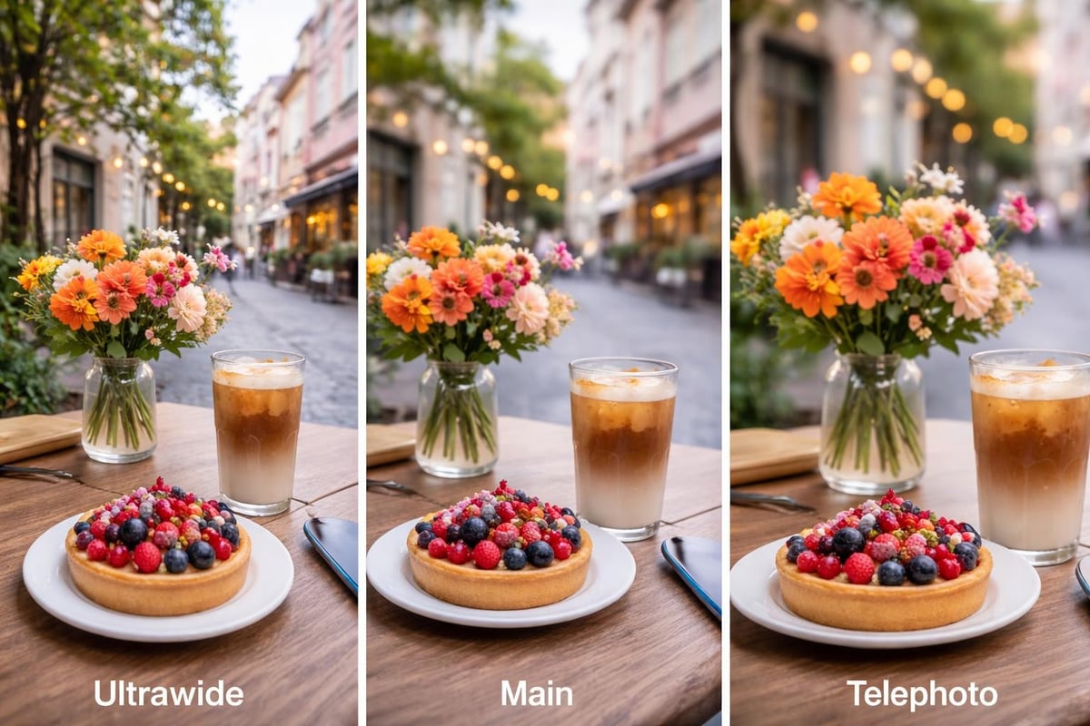 Camera lens consistency test