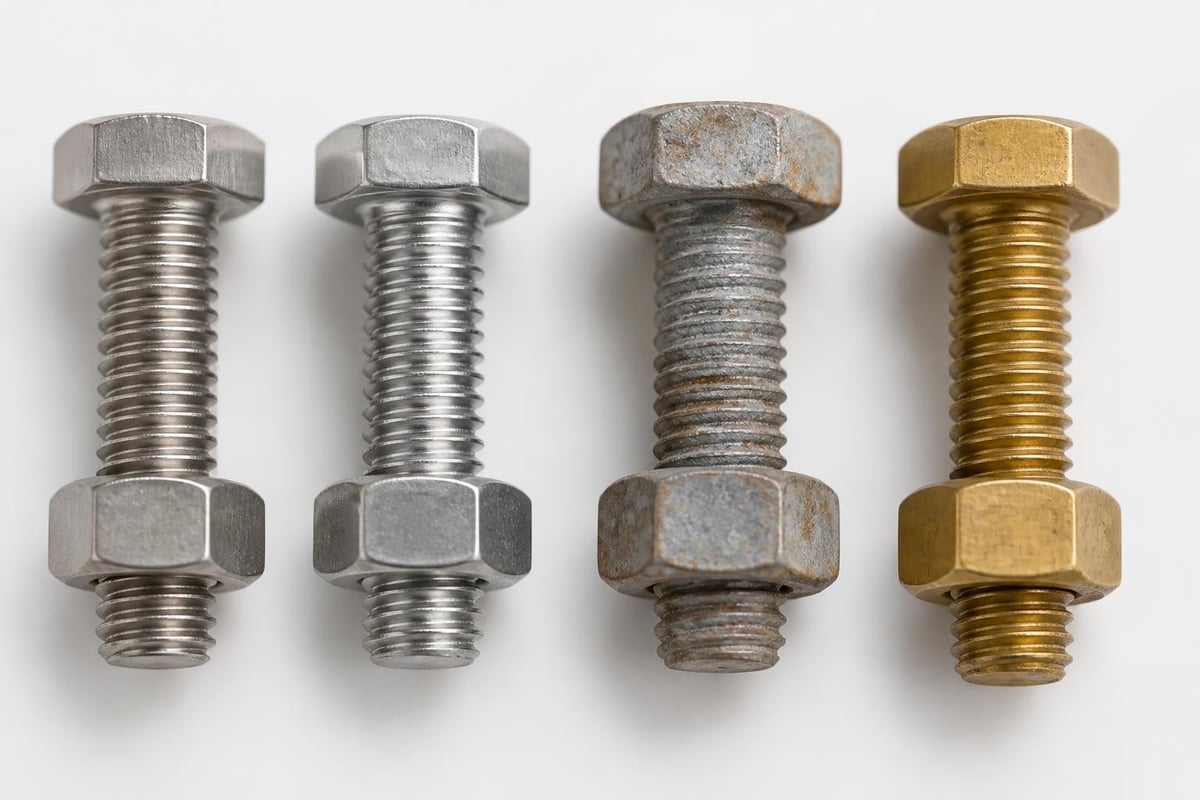 Fastener types for outdoor furniture