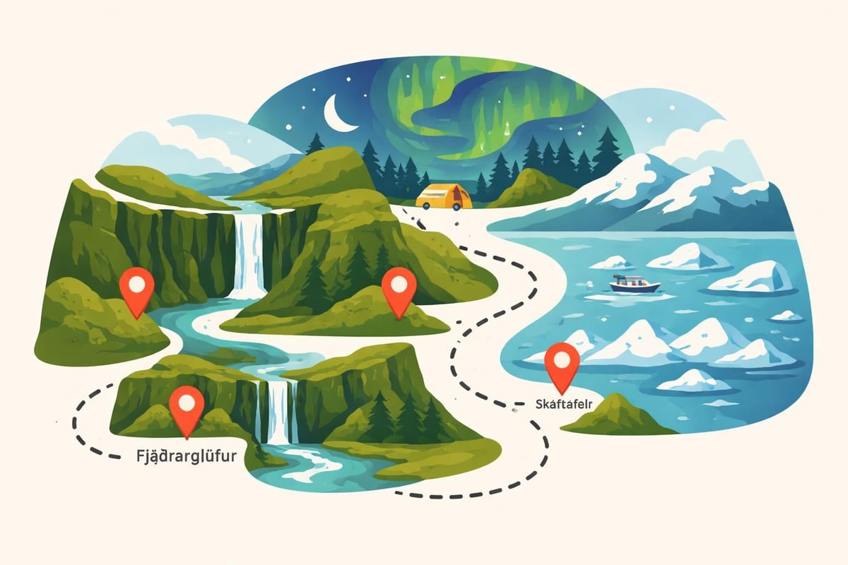 South Iceland road trip itinerary