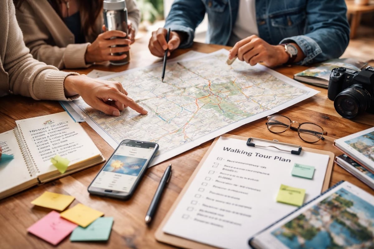 Planning a private walking tour