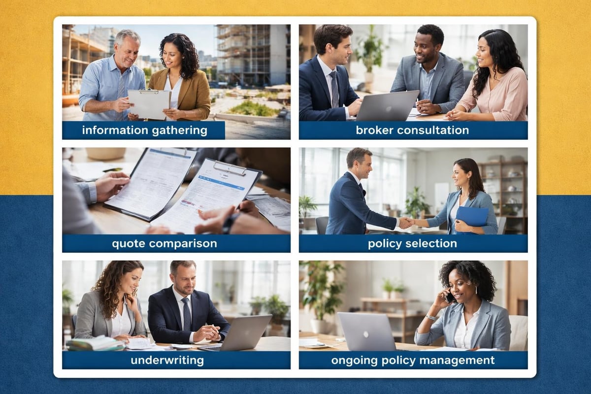 Commercial building insurance application process