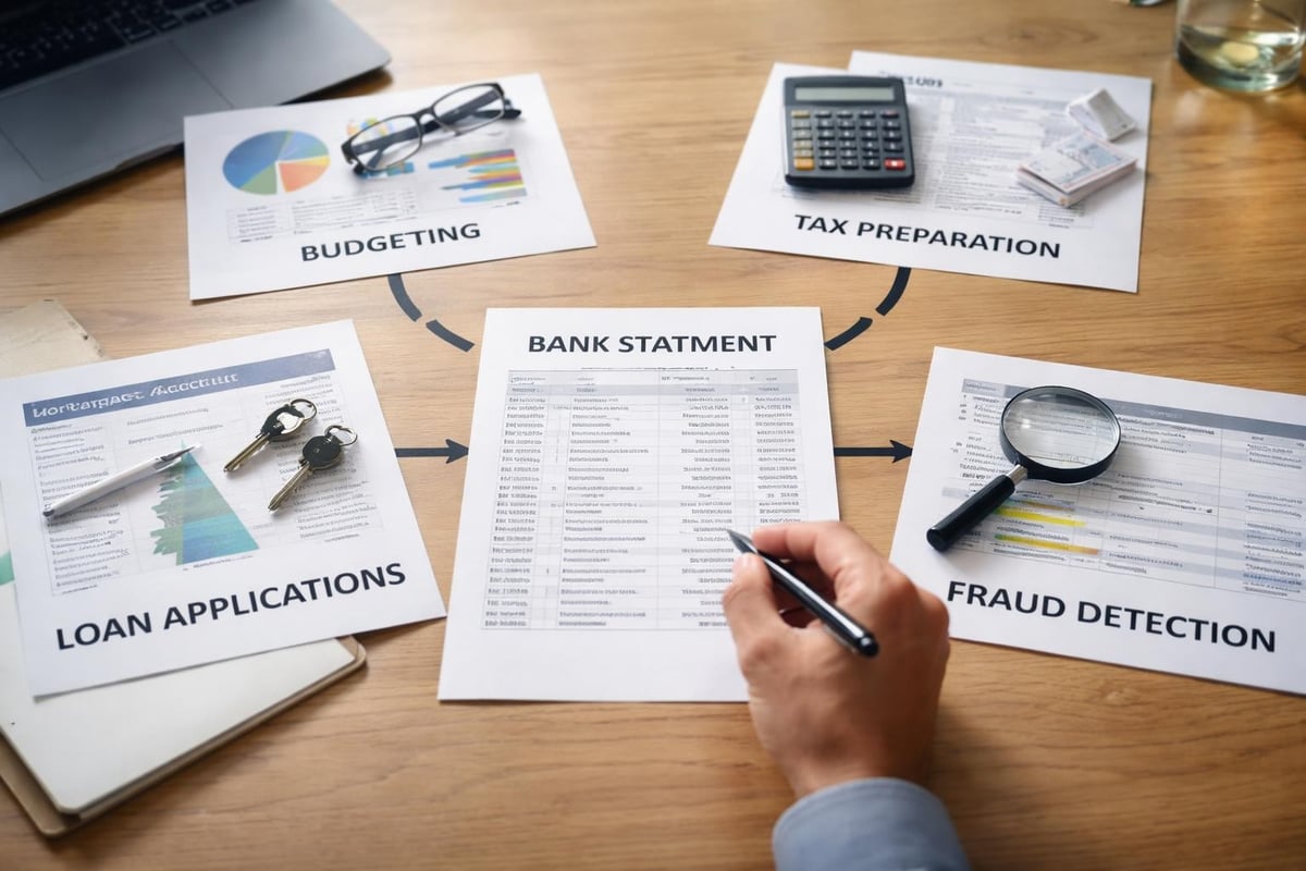 Bank statement analysis