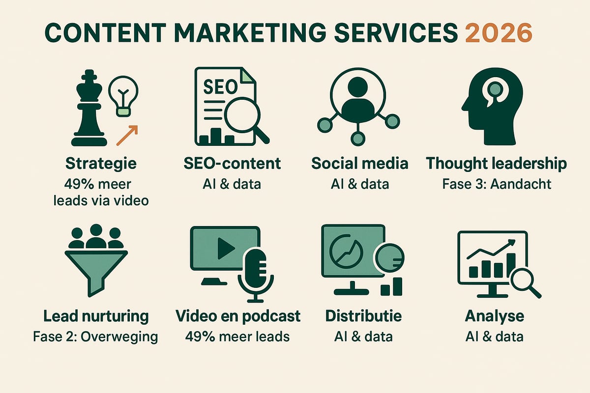 De Belangrijkste Content Marketing Services Uitgelicht