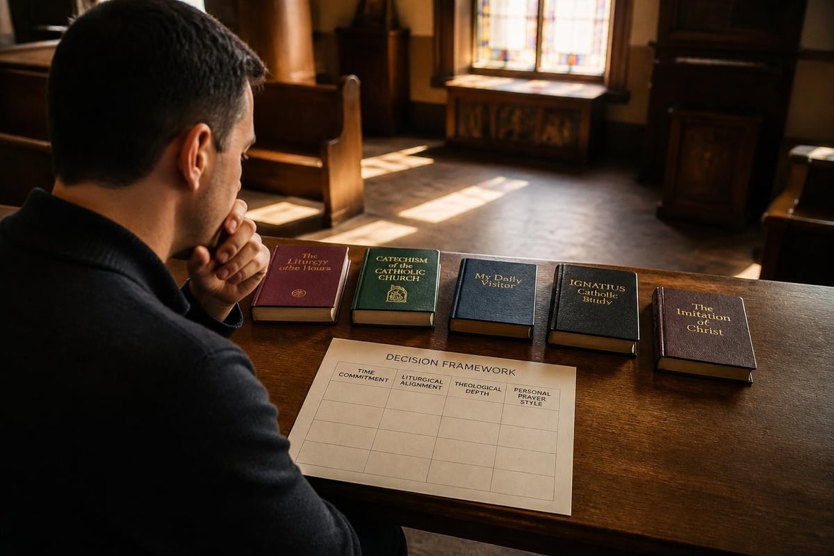 Prayer book selection criteria