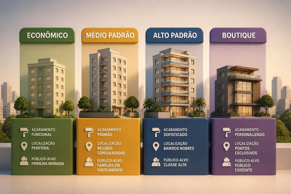 Classificação de construtoras por padrão