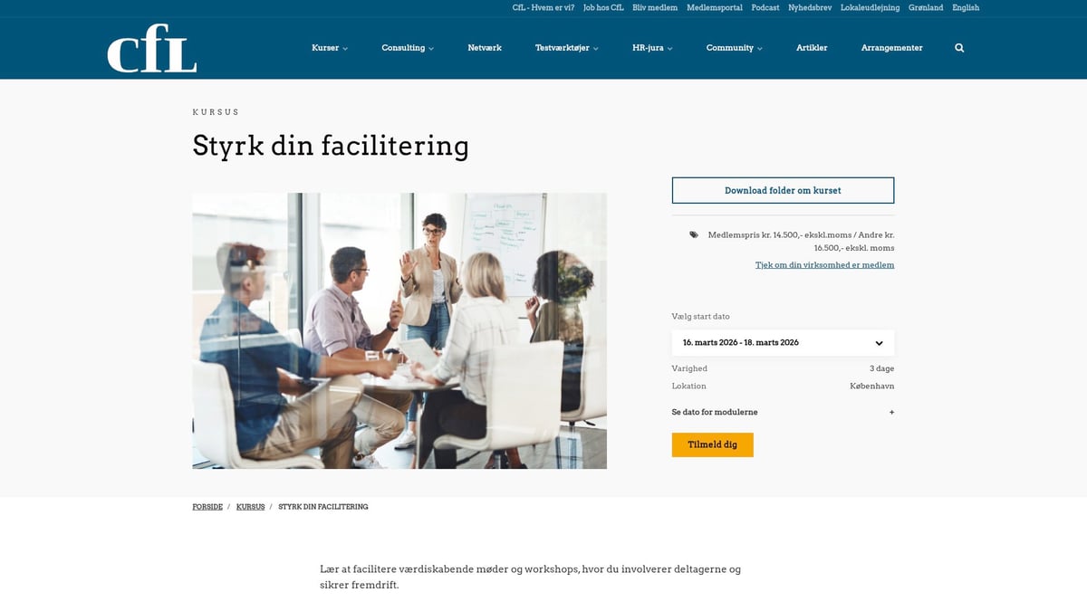 7 Kommunikation Kurser Der Styrker Dine Kompetencer 2026 - Styrk Din Facilitering – CfL