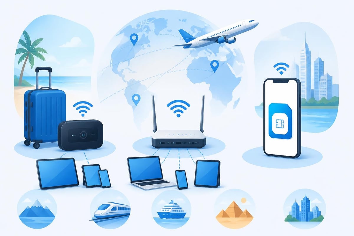 Travel WiFi technology comparison