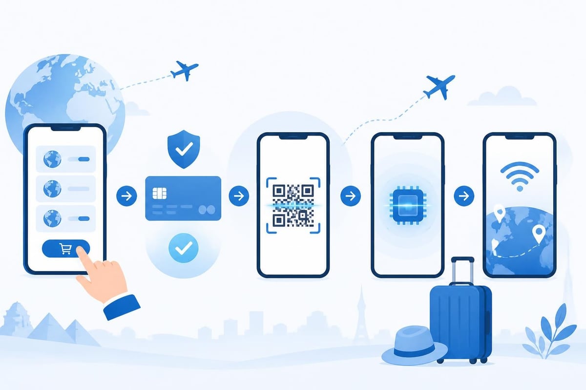 ESIM activation process
