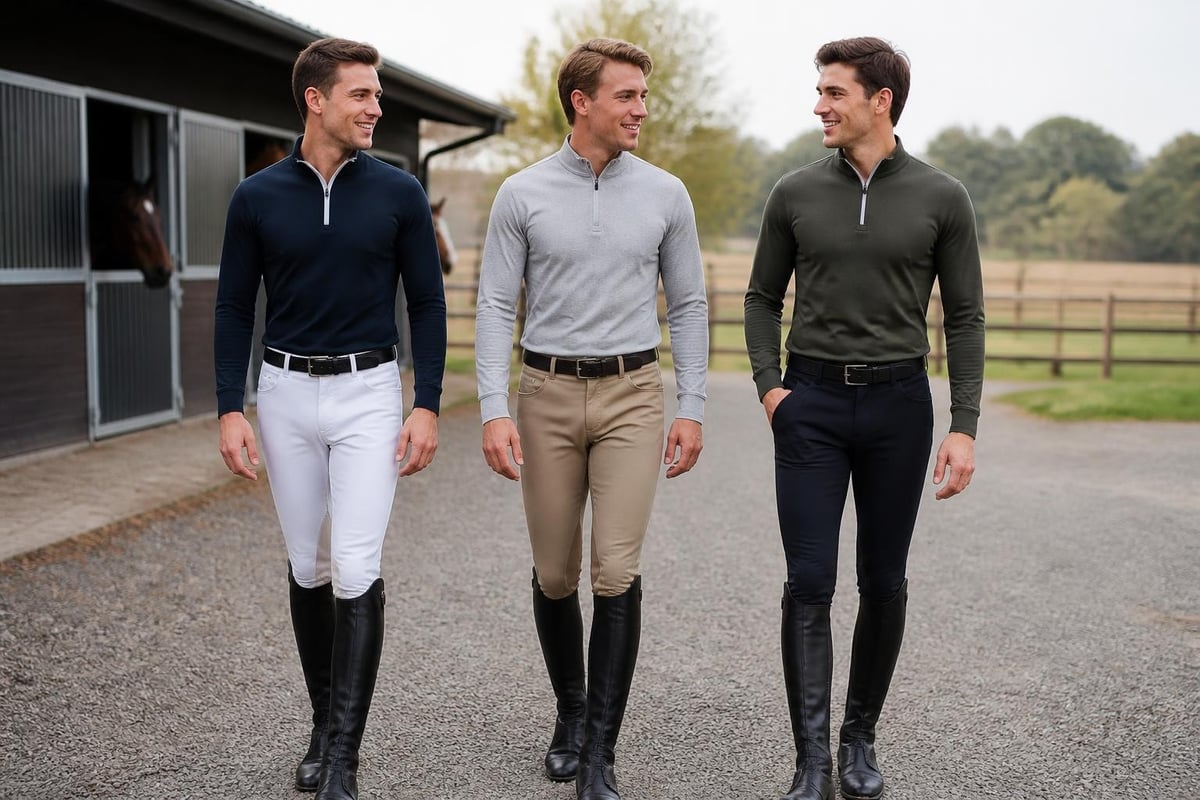 Riding pants colour selection