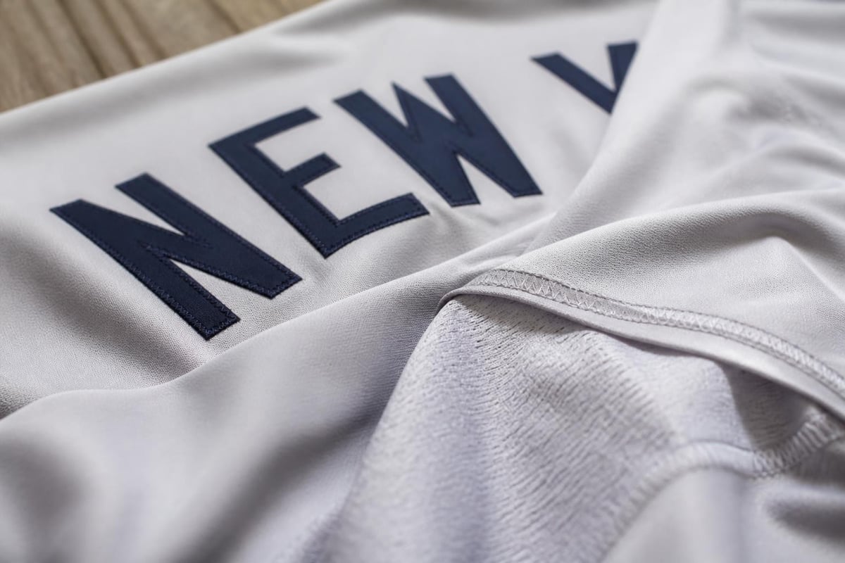 MLB jersey construction layers