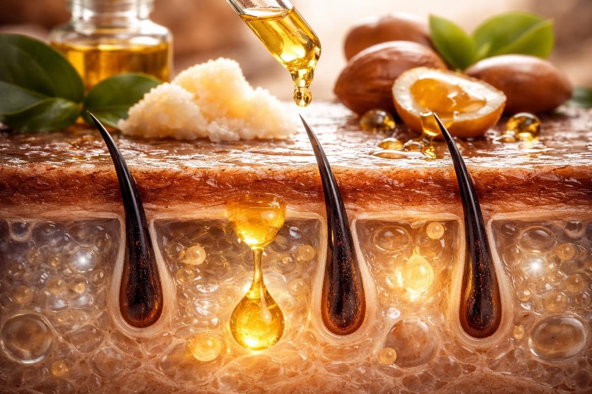 Beard product ingredients and their biological effects