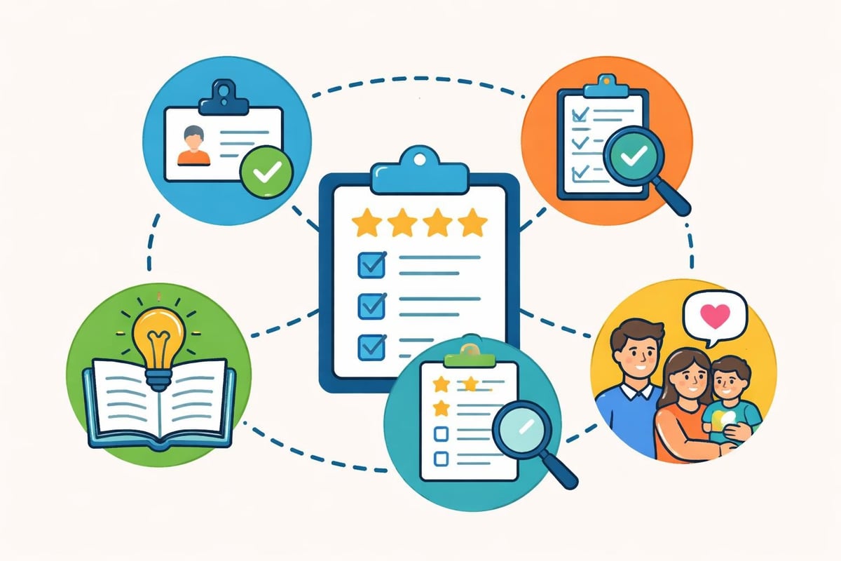 Daycare quality evaluation factors