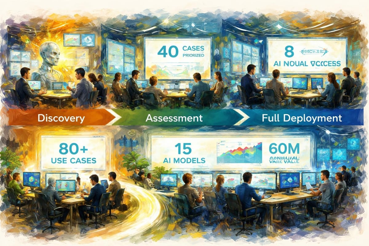 Australian business AI adoption phases