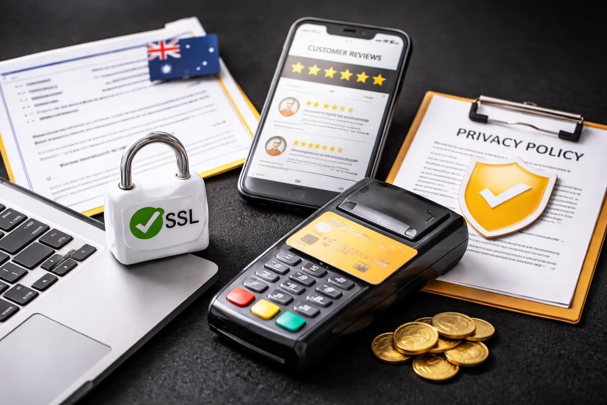 Website trust and security elements