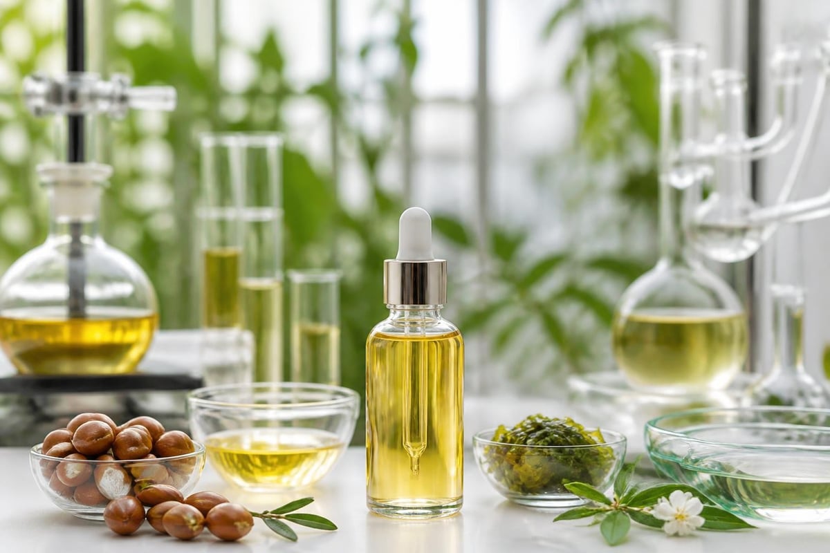 Naturlige ingredienser i bæredygtigt hår serum