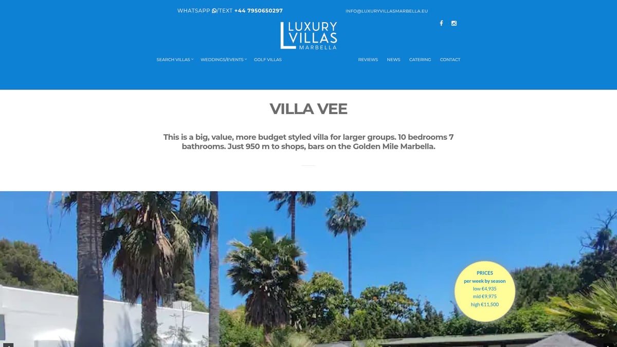 7 Stunning Marbella Hen Do Villas For An Unforgettable 2025 - Villa Vee – Puerto Banús/Marbella