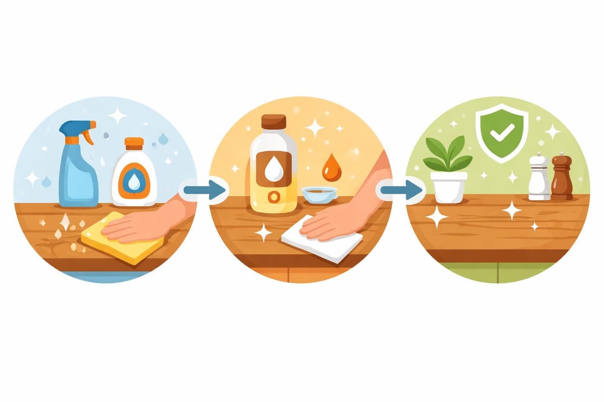 Holzküche Pflegeanleitung