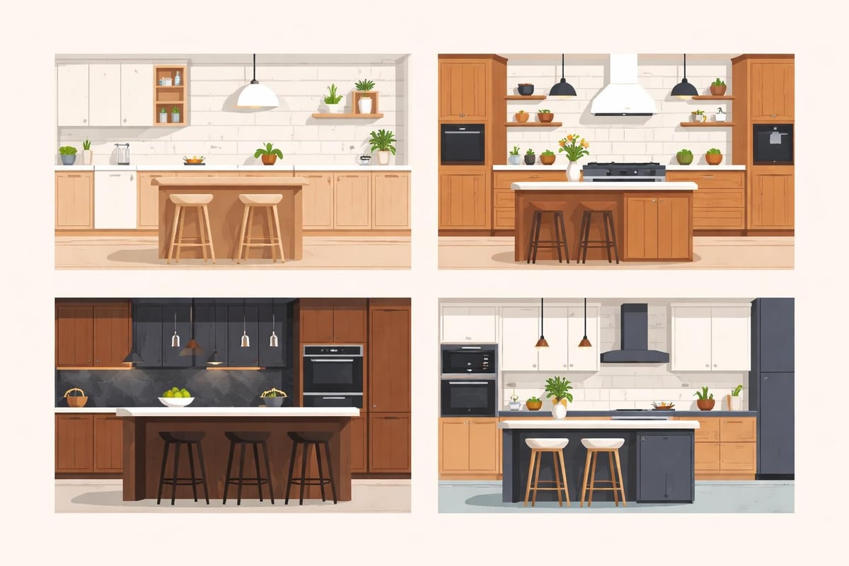 Holzküche Designstile