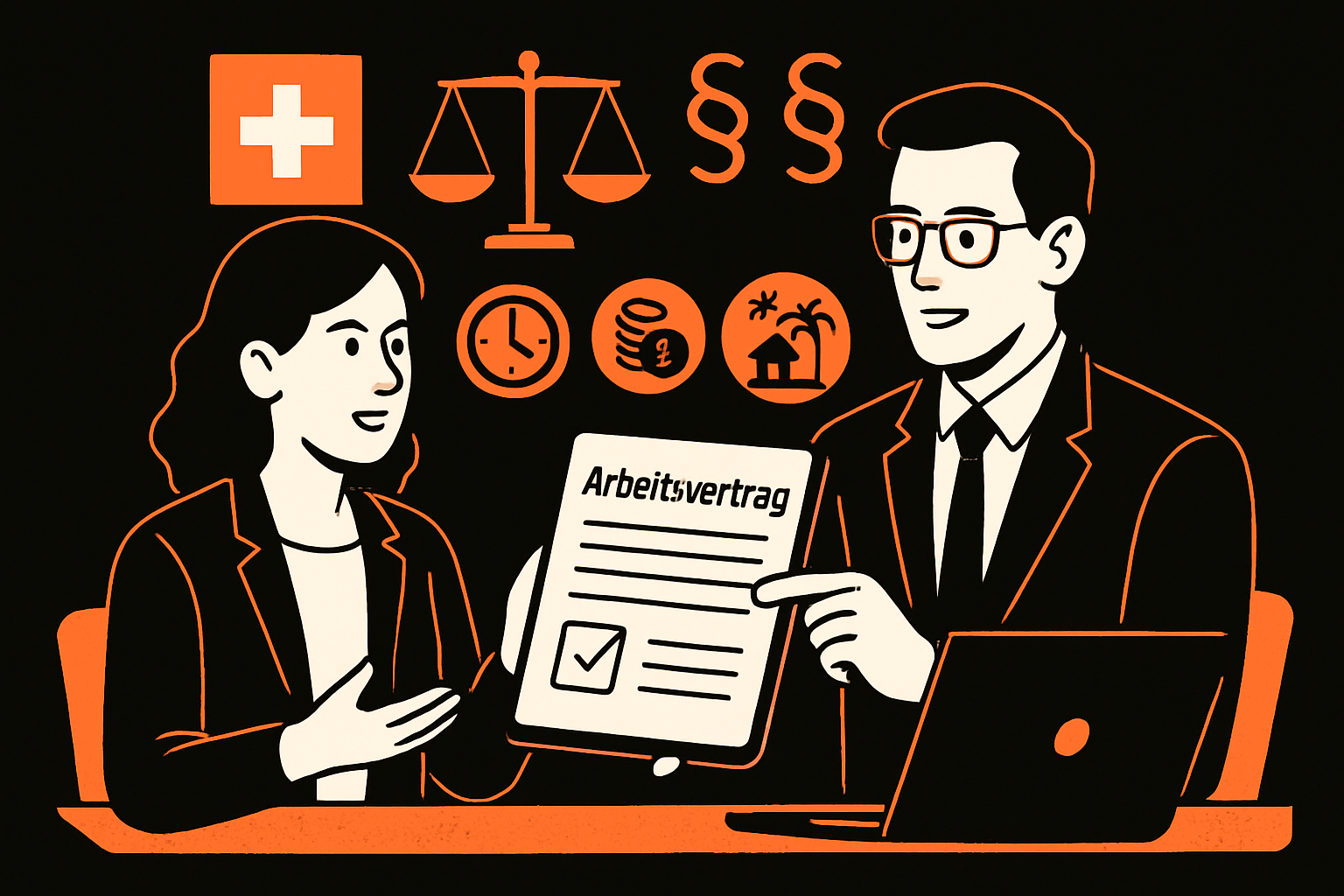 Aufbau und Inhalt eines Arbeitsvertrags