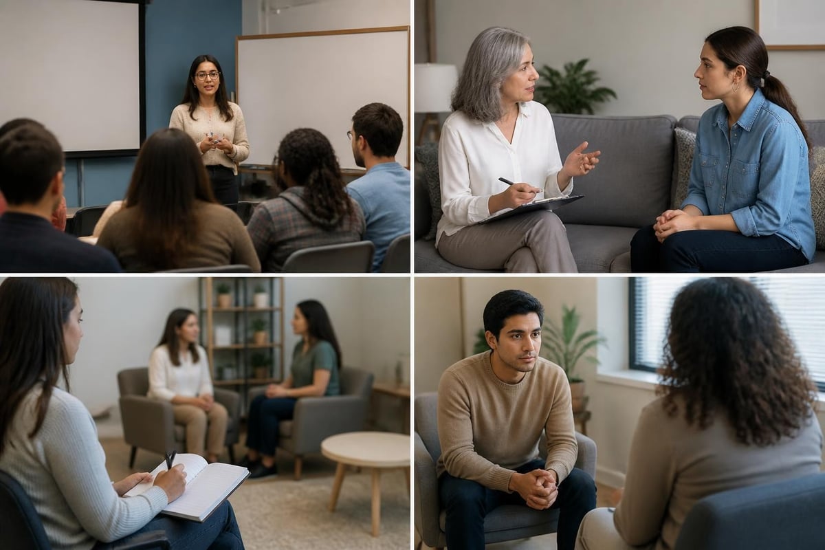Clinical training components in mental health counseling programs