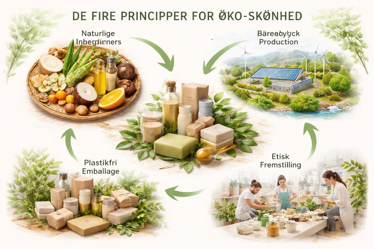 Eco cosmetics principles diagram