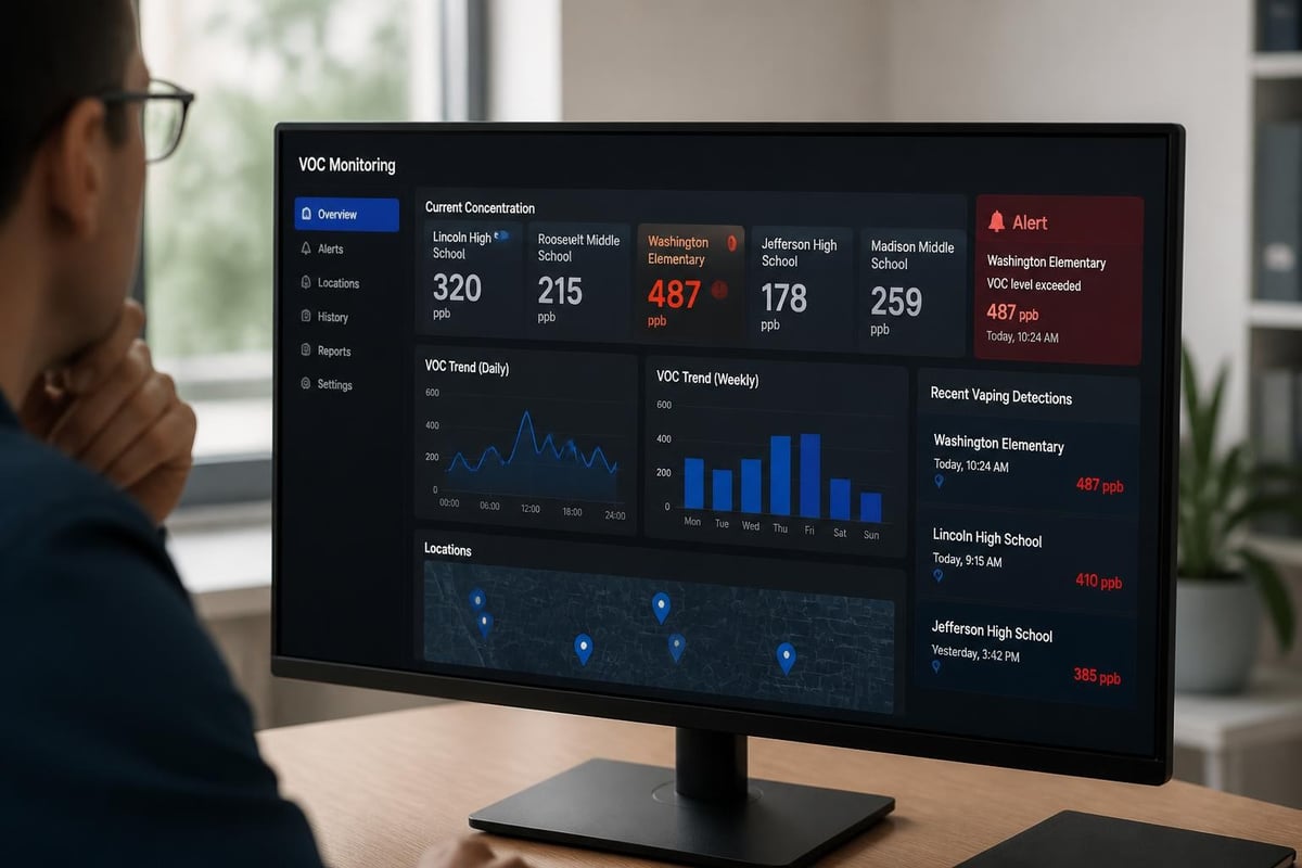 VOC monitoring dashboard