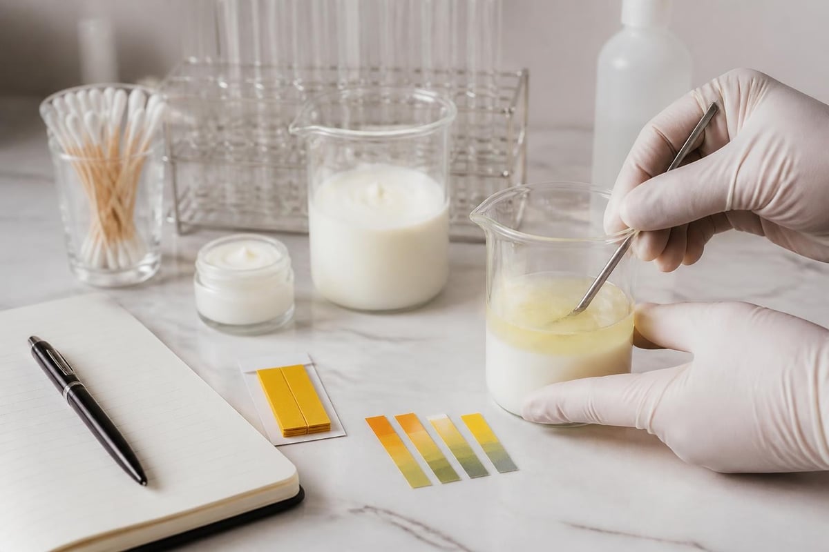 Quality control testing for homemade skincare