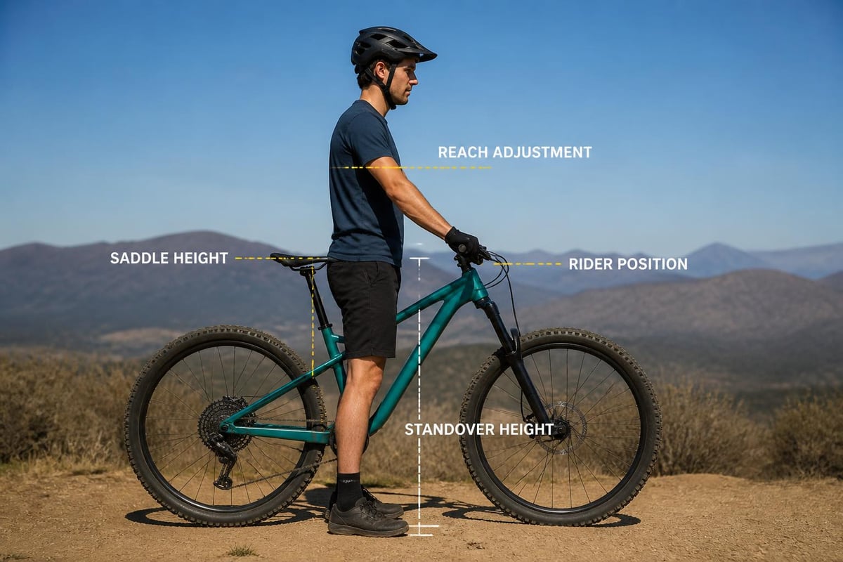 Mountain bike cycle fit guide