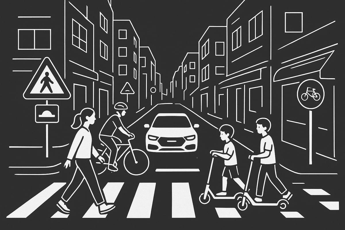 이면도로 교통사고란? 법적 정의와 사고 특성