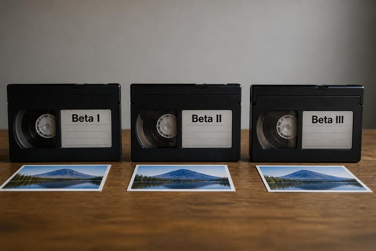 Betamax technical specifications