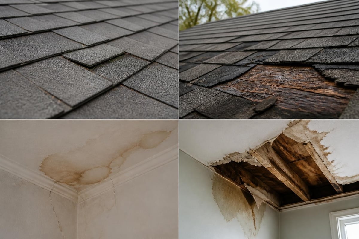 Roof damage timeline