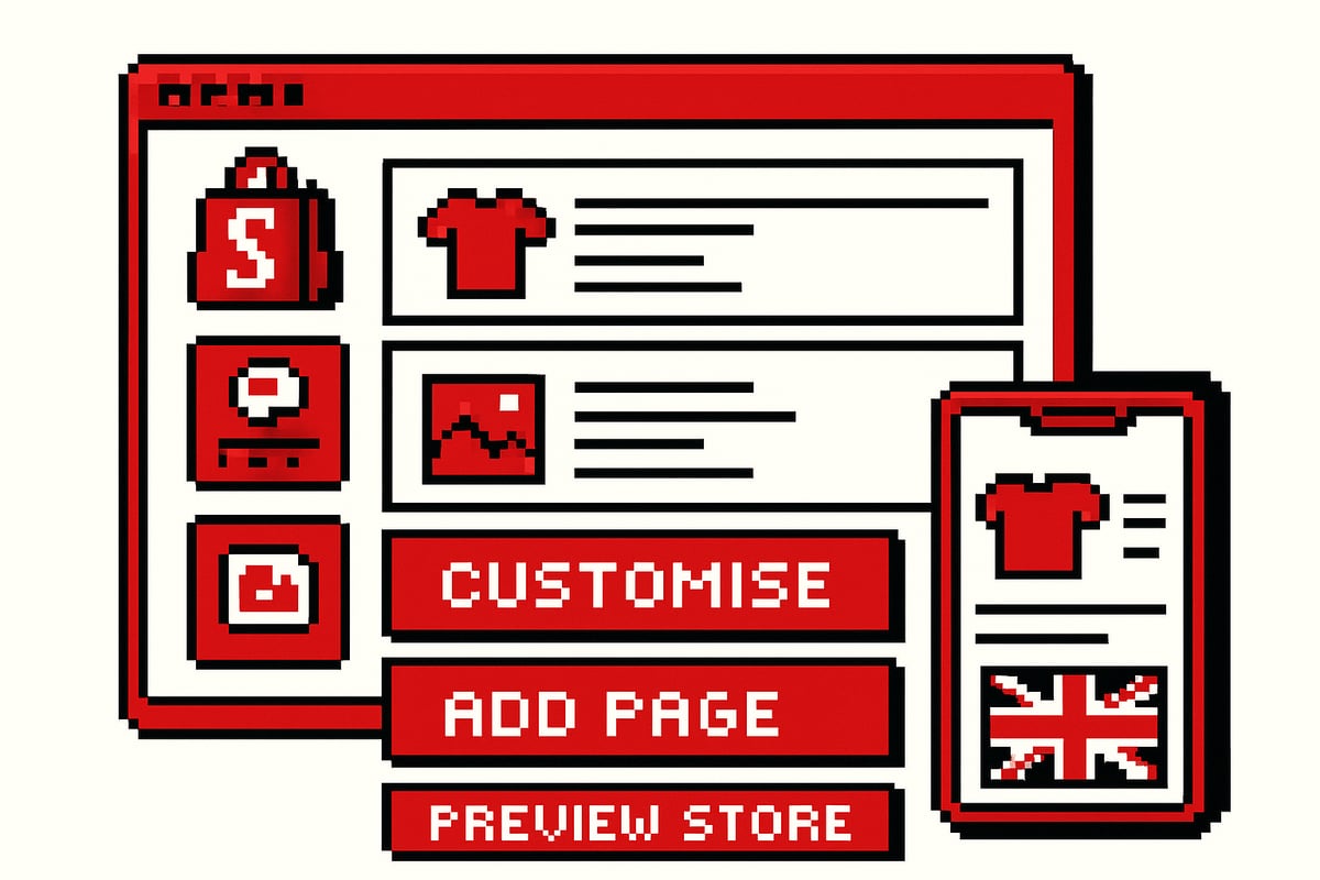 Step 3: Designing and Customising Your Shopify Store