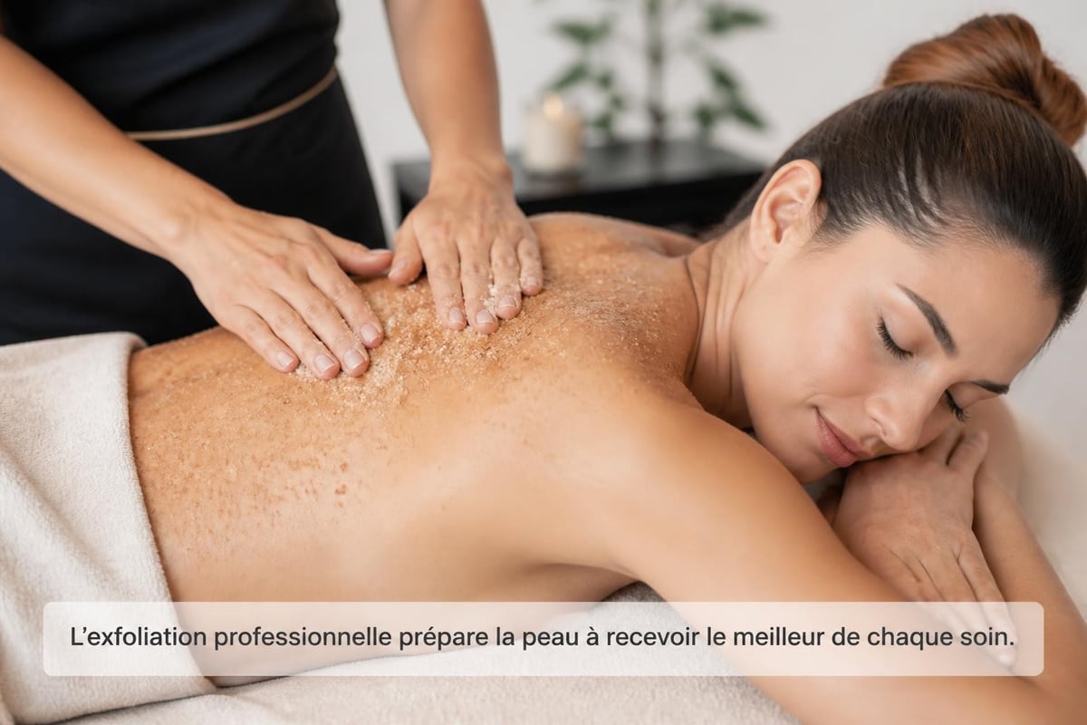 Spa body treatment preparation