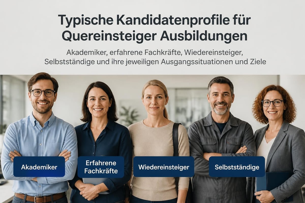 Verschiedene Berufsprofile