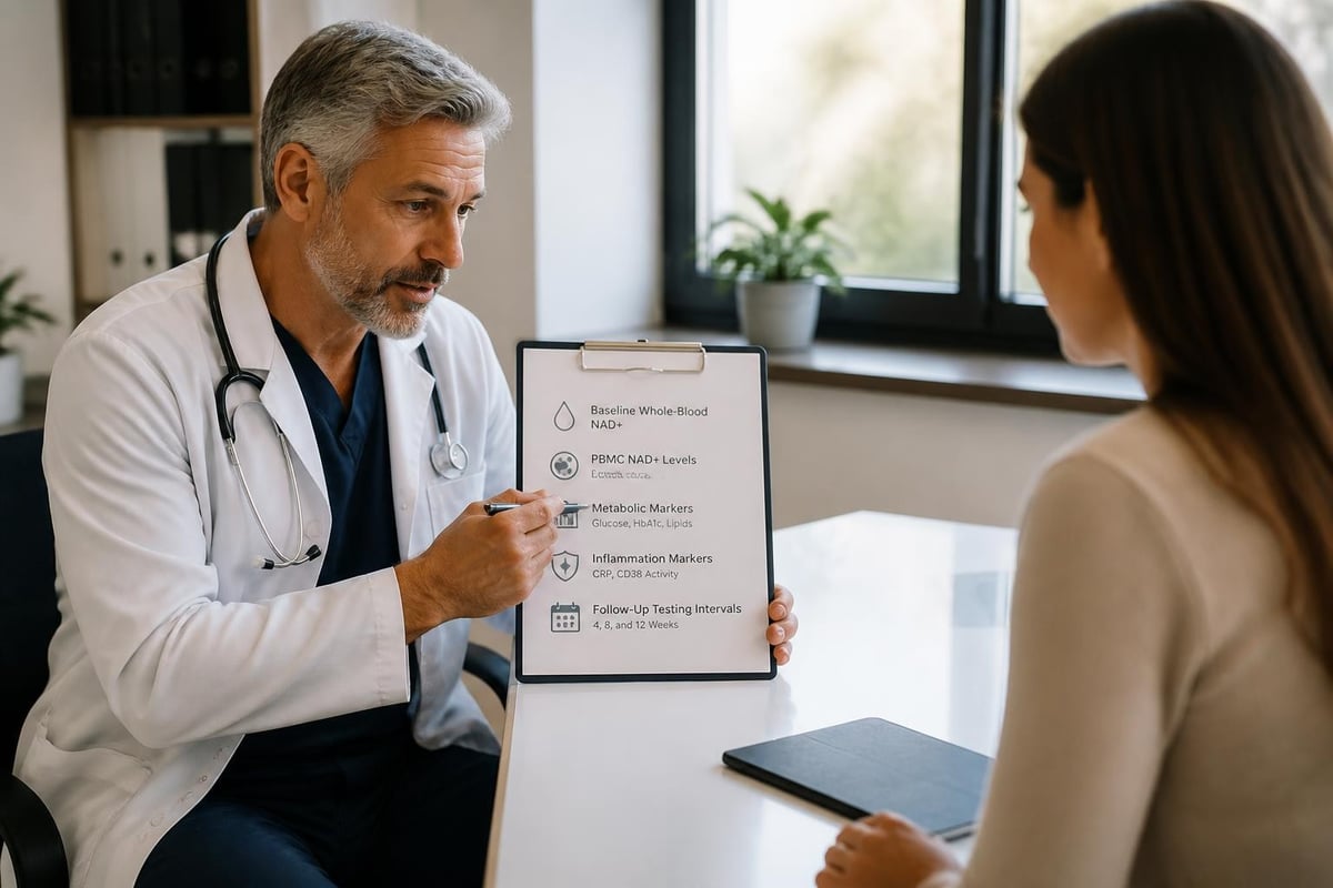 Biomarker testing before NAD supplementation