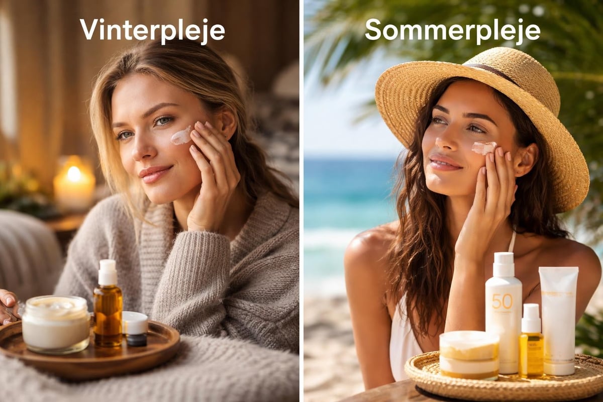 Sæsonmæssig hudpleje tilpasning