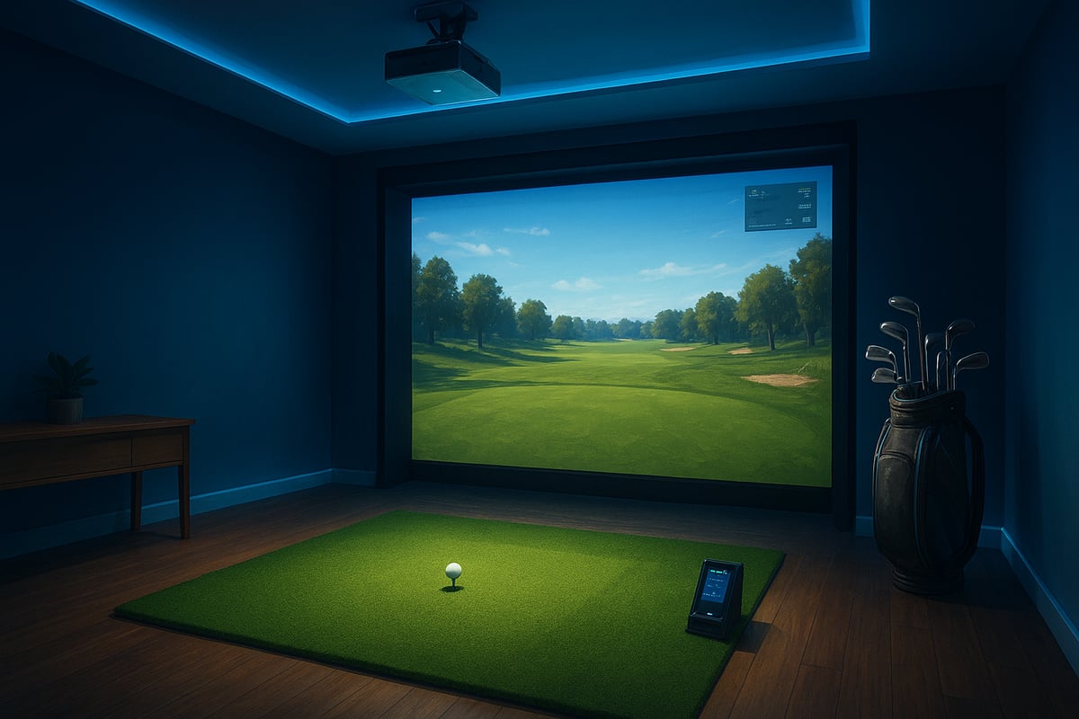 Essential Components of an Indoor Golf Simulator Setup
