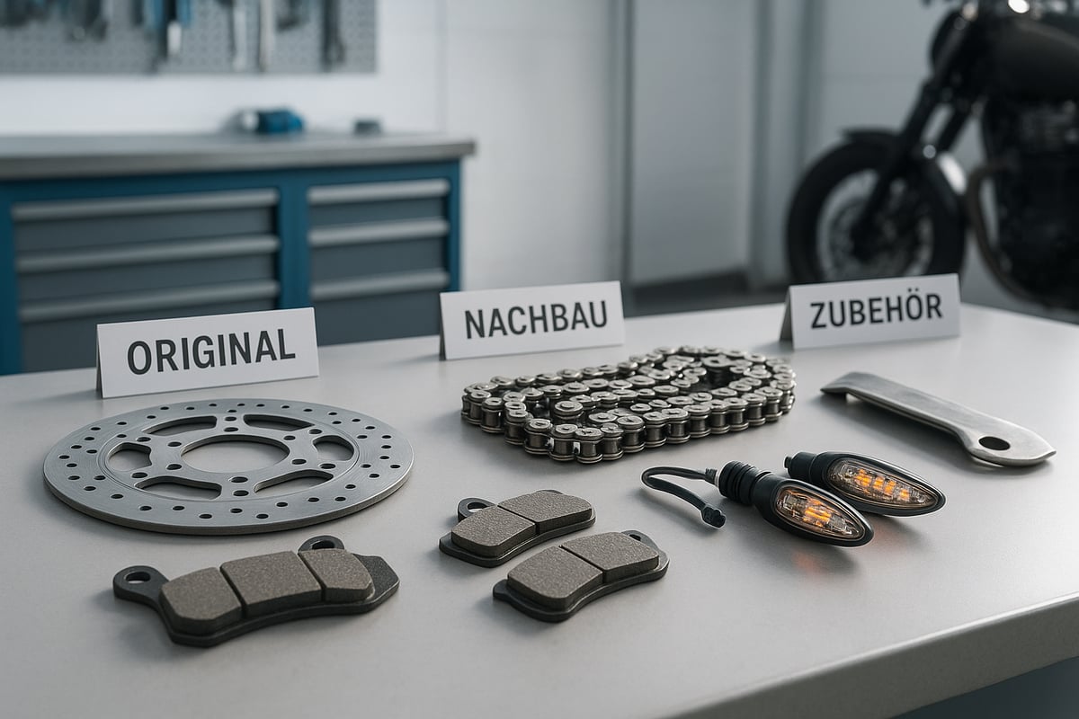 Die verschiedenen Arten von Motorrad-Ersatzteilen