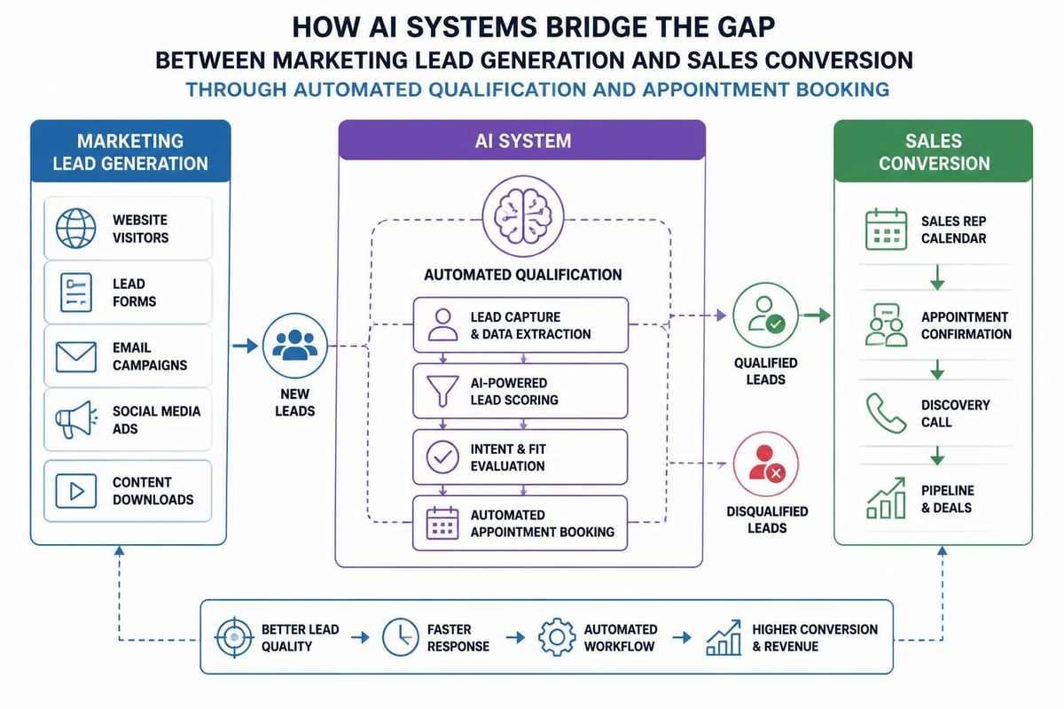 Alignment between marketing and sales teams