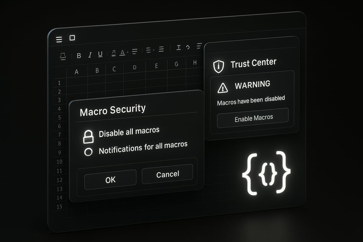 Macro Security and Safety: Risks, Settings, and Best Practices