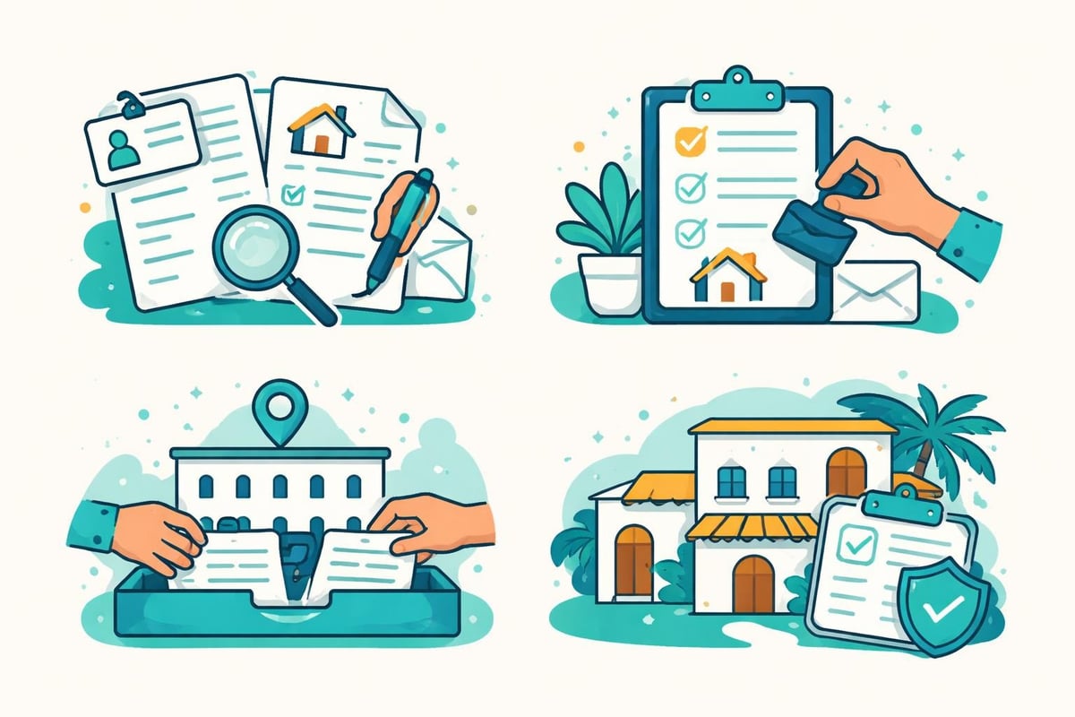 Tourist rental registration process