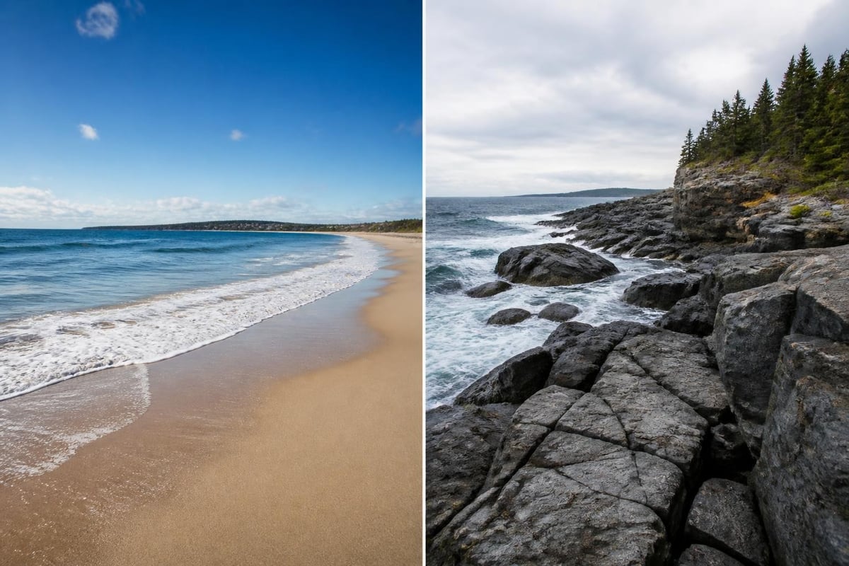 Maine coastal geography